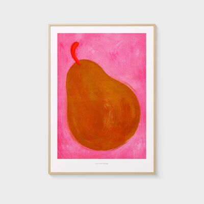 A4 Pear | Illustration Poster Art Print