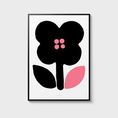 A3 Flor botánica ilustración 11 | arte gráfico de la pared
