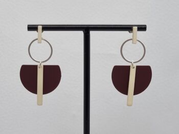 Boucles d'oreilles - Minimalisme - Couleur 16 - Argent 2