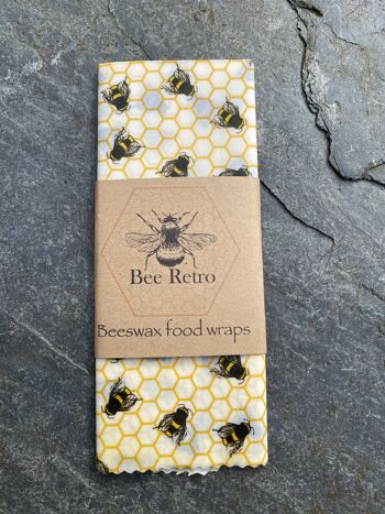 Abeilles - Très grand paquet d'un emballage alimentaire à la cire d'abeille 4