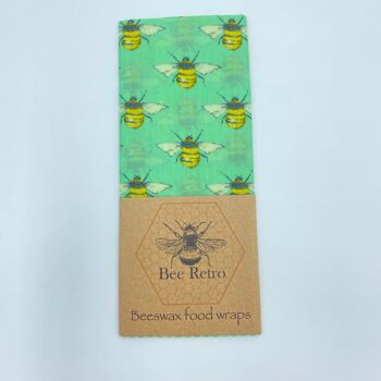 Abeilles - Très grand paquet d'un emballage alimentaire à la cire d'abeille 2
