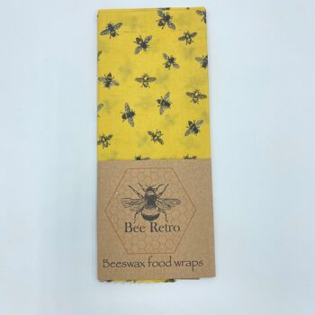 Abeilles - Très grand paquet d'un emballage alimentaire à la cire d'abeille 9