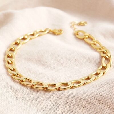 Flat Chunky Chain Bracelet