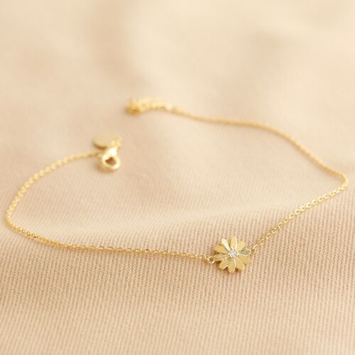 Daisy Anklet in Gold