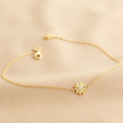 Daisy Anklet in Gold