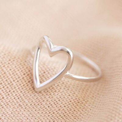 Sterling silver outline Ring in S/M
