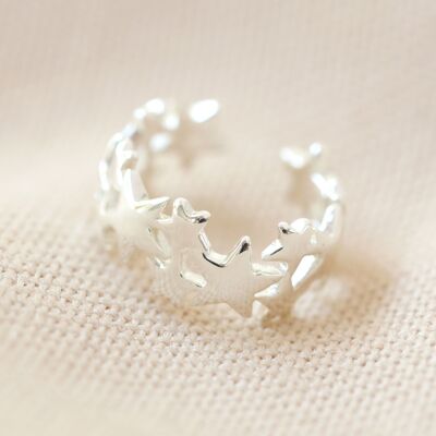 Earcuff estrella en plata