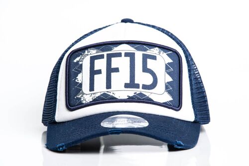 Fifth & Francis Trucker Cap Blue Trucker Pet Blauw