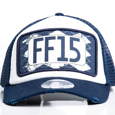 Fifth & Francis Trucker Cap Blue Trucker Pet Blauw