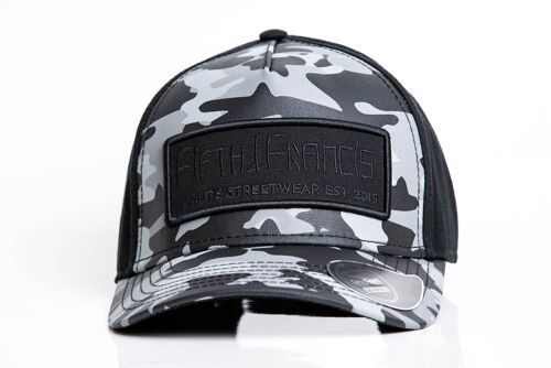 Fifth & Francis Black Cap Camo Cap zwart camouflage