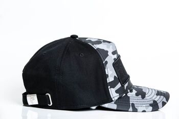 Fifth & Francis Black Cap Camo Casquette zwart camouflage 2