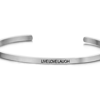 LIVE LOVE LAUGH-Silver plated 1