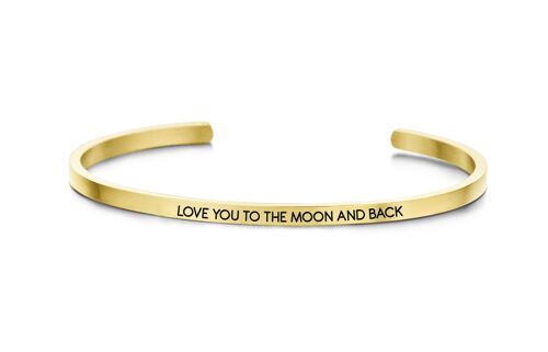 LOVE YOU TO THE MOON AND BACK-Gold plated 1