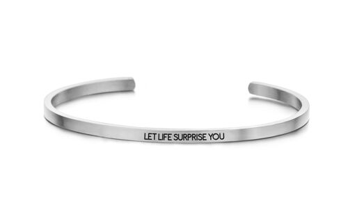 LET LIFE SURPRISE YOU-Silver plated