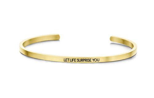 LET LIFE SURPRISE YOU-Gold plated