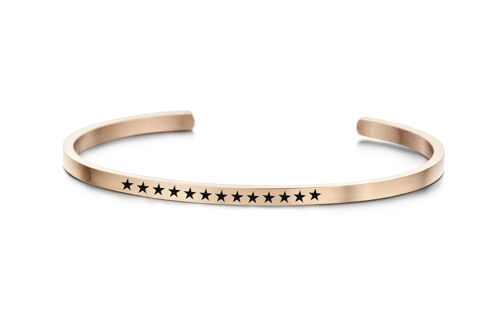 STARS-Rosegold plated