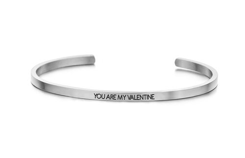 YOU ARE MY VALENTINE-Silver plated