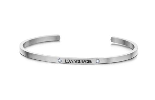 *LOVE YOU MORE*-Silver plated