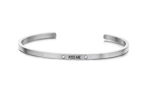 *KISS ME*-Silver plated