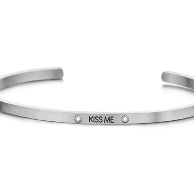 *KISS ME*-Silver plated