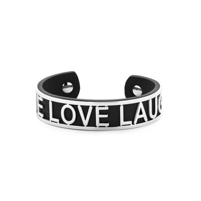LIVE LOVE LAUGH-Placcato argento 2