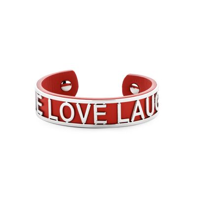 LIVE LOVE LAUGH-Silver plated 3