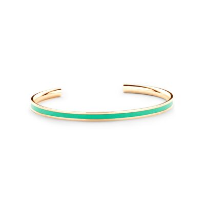 Mint enamel-Gold plated