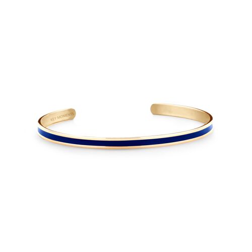Navy Blue enamel-Gold plated