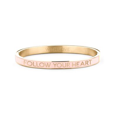 Follow your heart-Gold plated