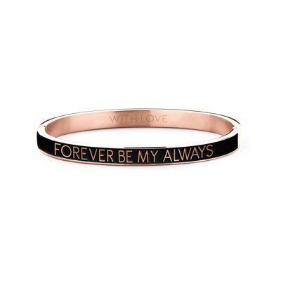 Forever be my always-Rosegold plated 1