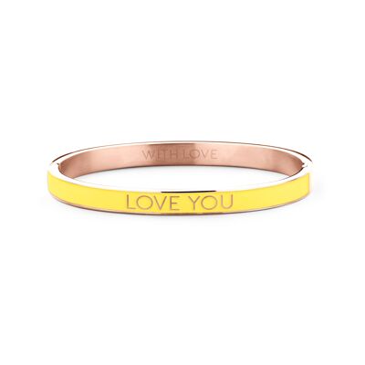 Love you-Rosegold plated 1