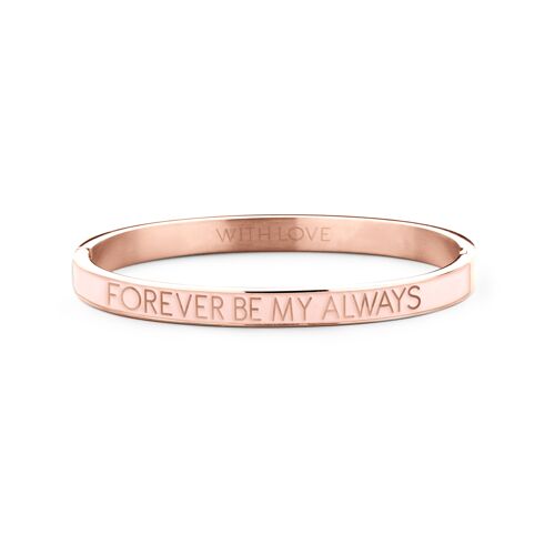 Forever be my always-Rosegold plated 2