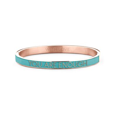 You are enough-Rosegold plated