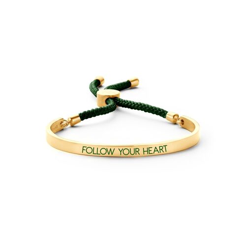 Follow Your Heart-Gold plated