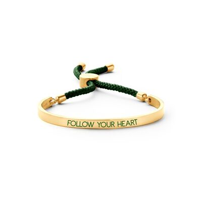 Follow Your Heart-Gold plated