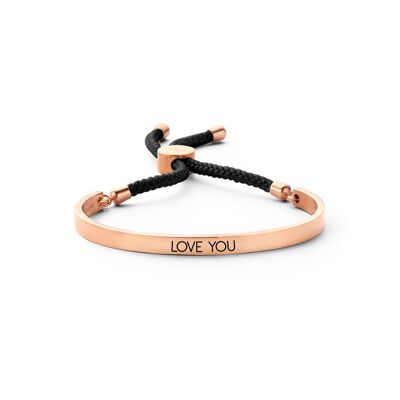 Love You-Rosegold plated