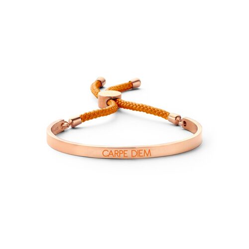 Carpe Diem-Rosegold plated