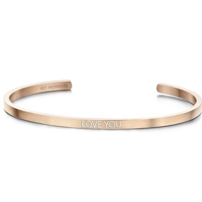 Love you-Rosegold plated 2