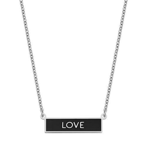 LOVE-black enamel 1