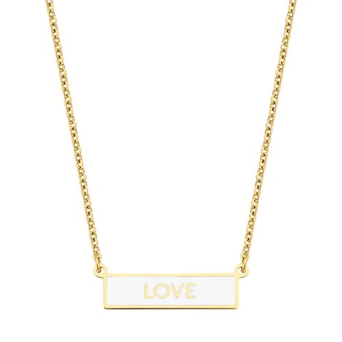 LOVE-white enamel 2