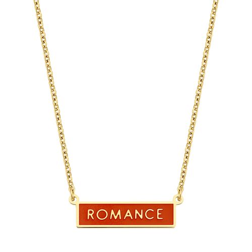 ROMANCE-red enamel