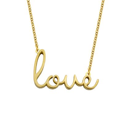 LOVE-Gold plated