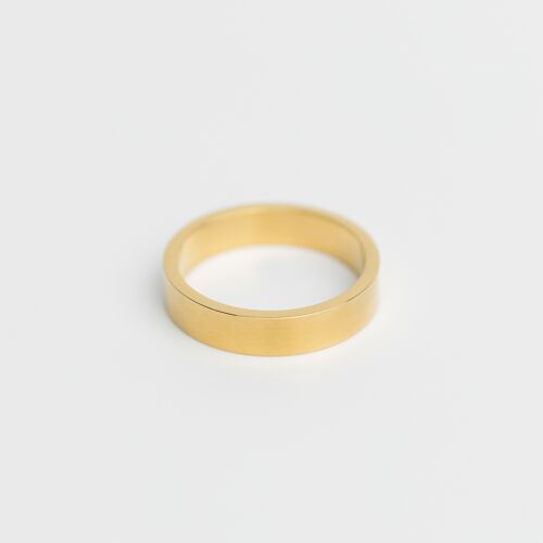 Rº5 - Stainless Steel 18K gold plated ring