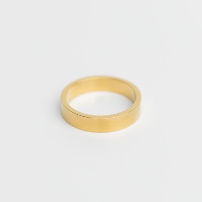 Rº5 - Stainless Steel 18K gold plated ring