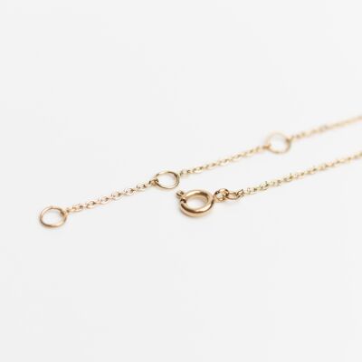 Nº4 - Collier en Acier Inoxydable Plaqué Or 14K