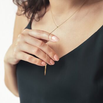 Nº4 - Collier en Acier Inoxydable Plaqué Or 14K 4