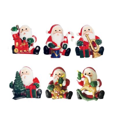 Assortimento di plettri di Babbo Natale (4 per ogni disegno)