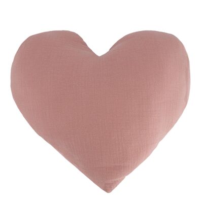 Lange heart cushion old-pink
