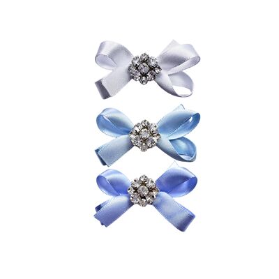 Sea Breeze Eco Satin Trio Bow