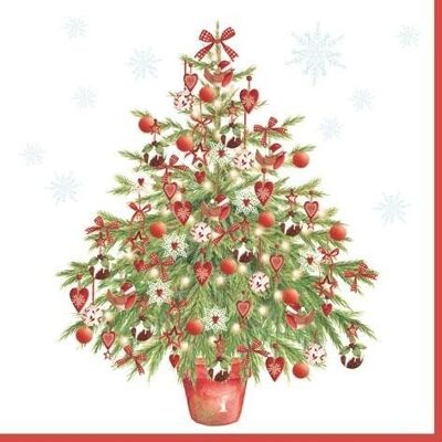 Tiflair Nostalgic Christmas Tree Lunch Servietten 3-lagig